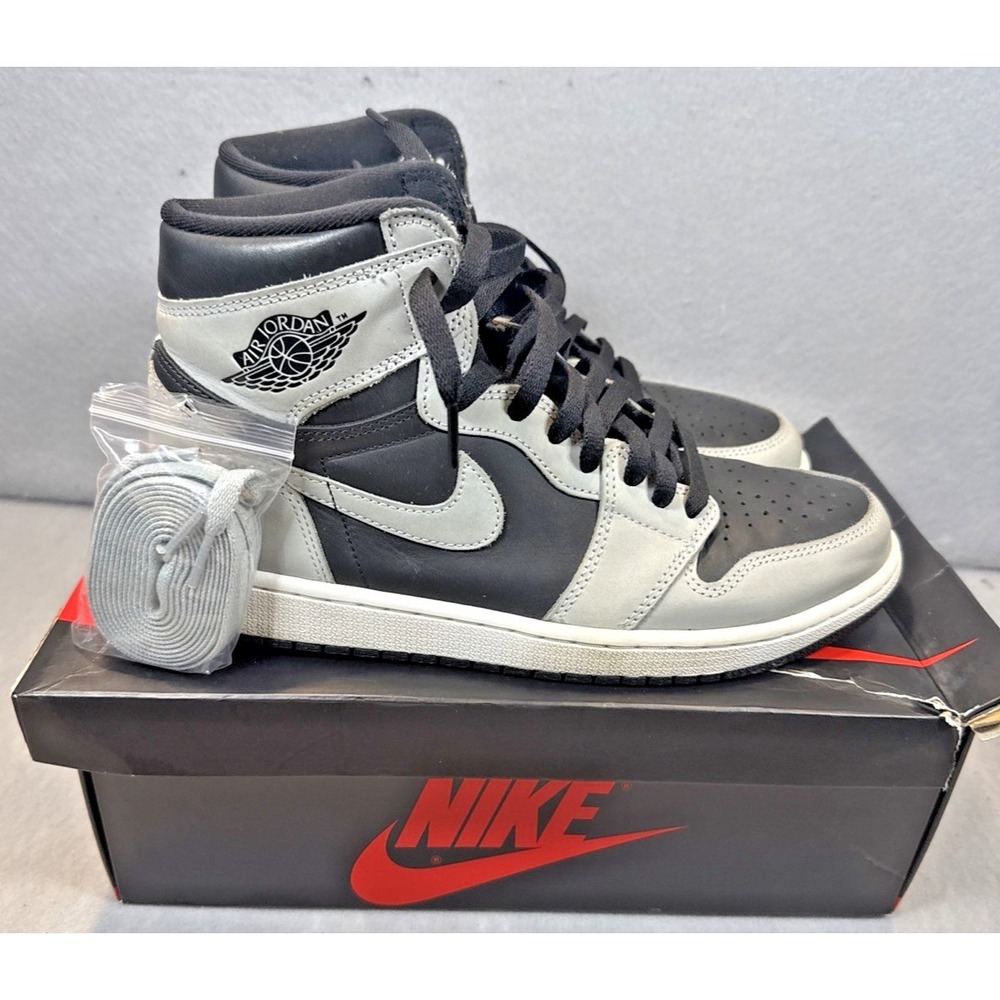 Jordan Air Jordan 1 Retro High OG Shadow 2.0 Black/Smoke Grey Sz 9.5 555088-035
